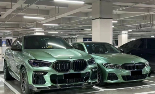 Ravoony Plus PET Ferrari Gloss Verde Francesca Green Vinyl Car Wrap review 