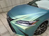 Ravoony Plus Matte Chameleon Spring Green Car Wrap review 1