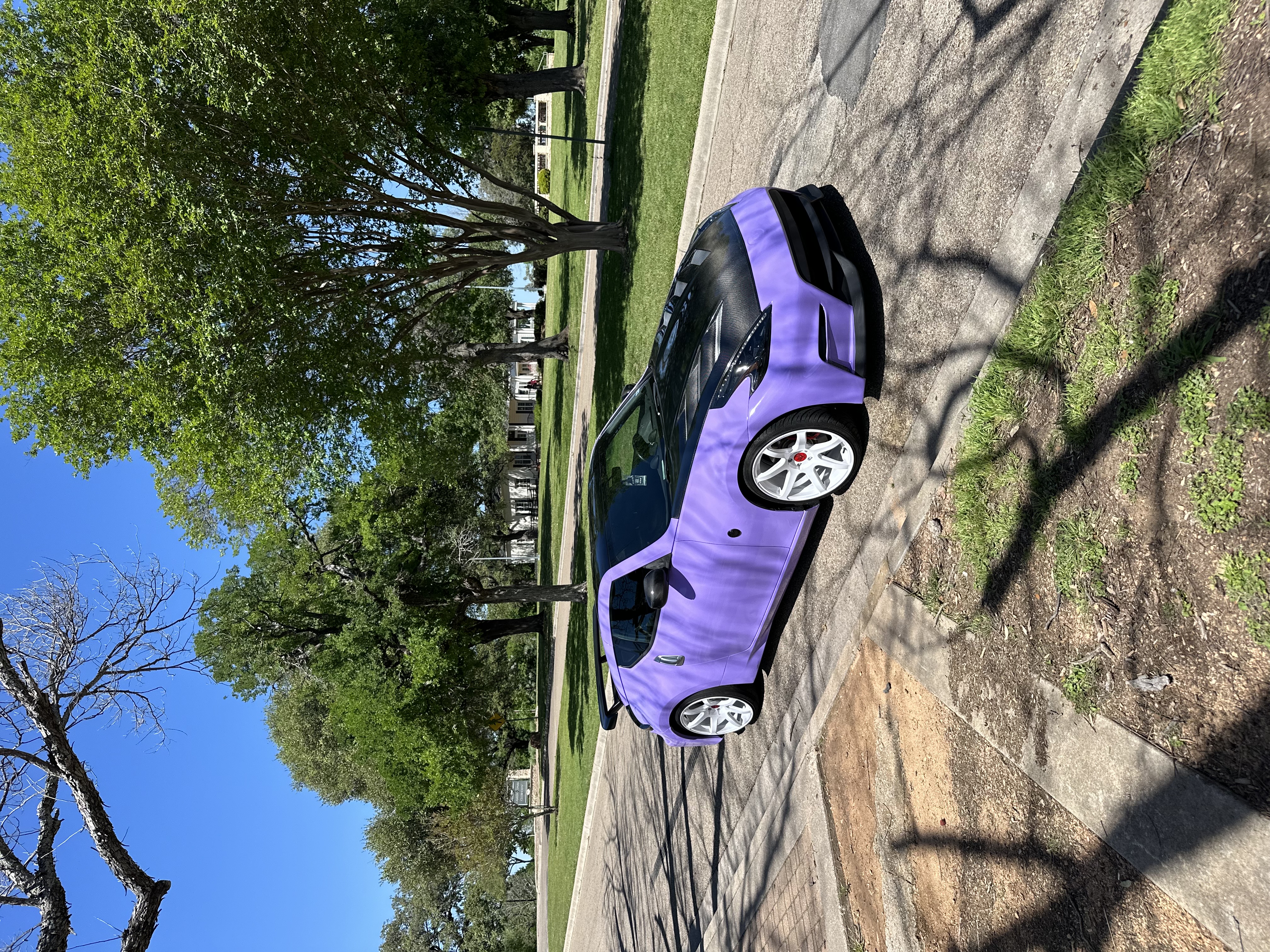 Ravoony Basic PET Glossy Lavender Purple Car Wrap review Brandon @dat1_z34 00
