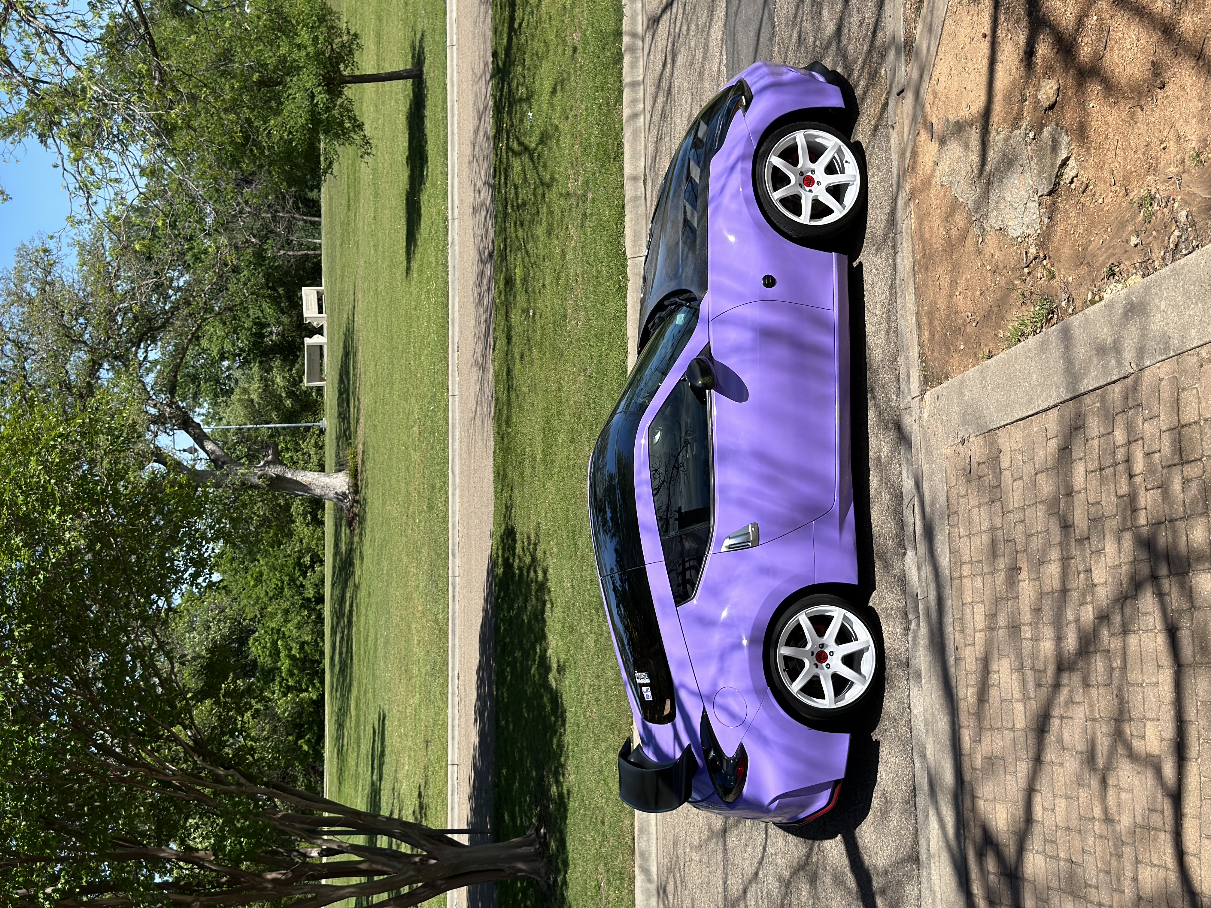 Ravoony Basic PET Glossy Lavender Purple Car Wrap review Brandon @dat1_z34 01