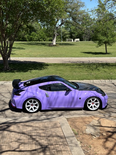 Ravoony Basic Glossy Lavender Purple Car Wrap review Brandon @dat1_z34 01