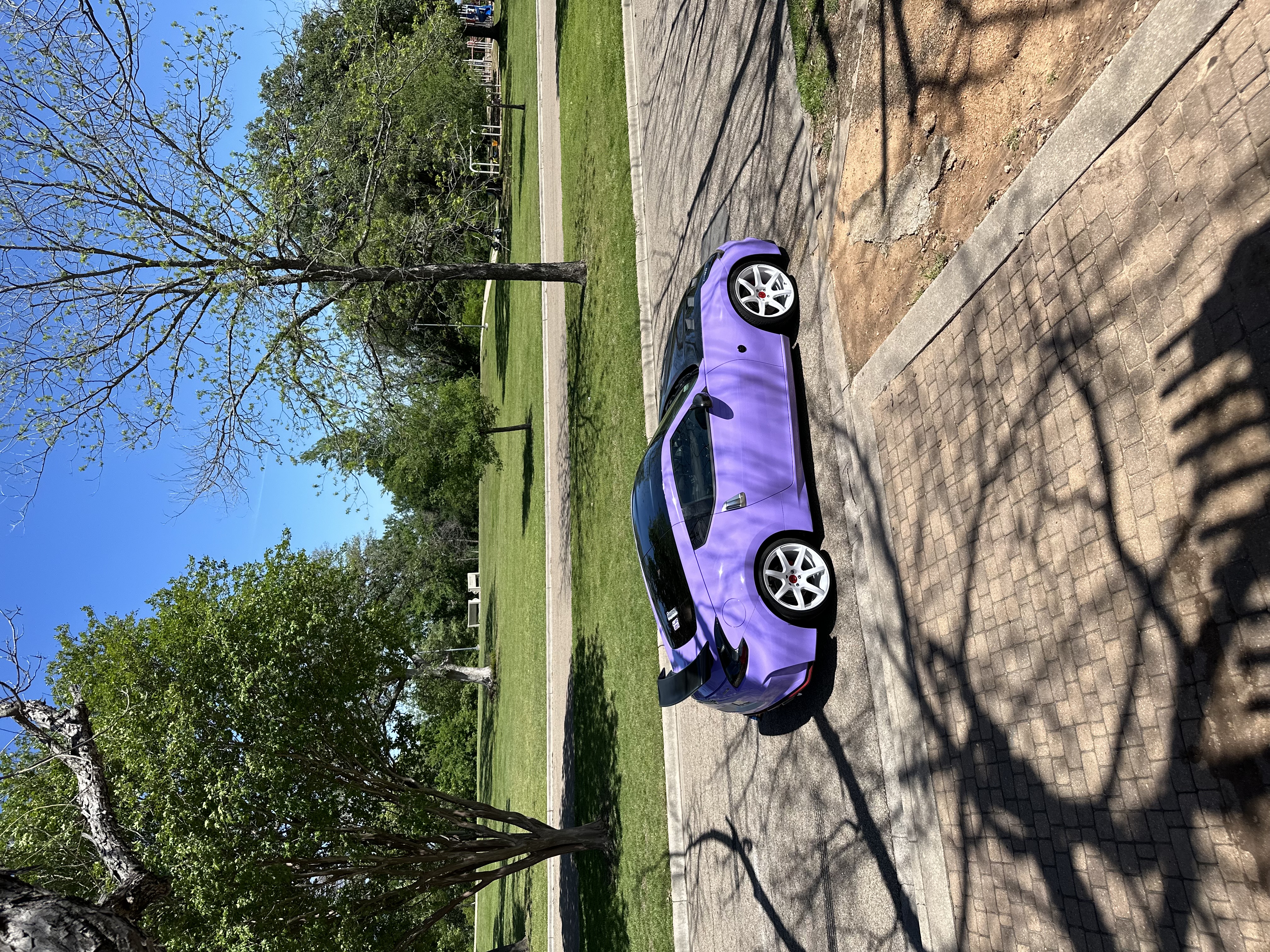 Ravoony Basic PET Glossy Lavender Purple Car Wrap review Brandon @dat1_z34 02