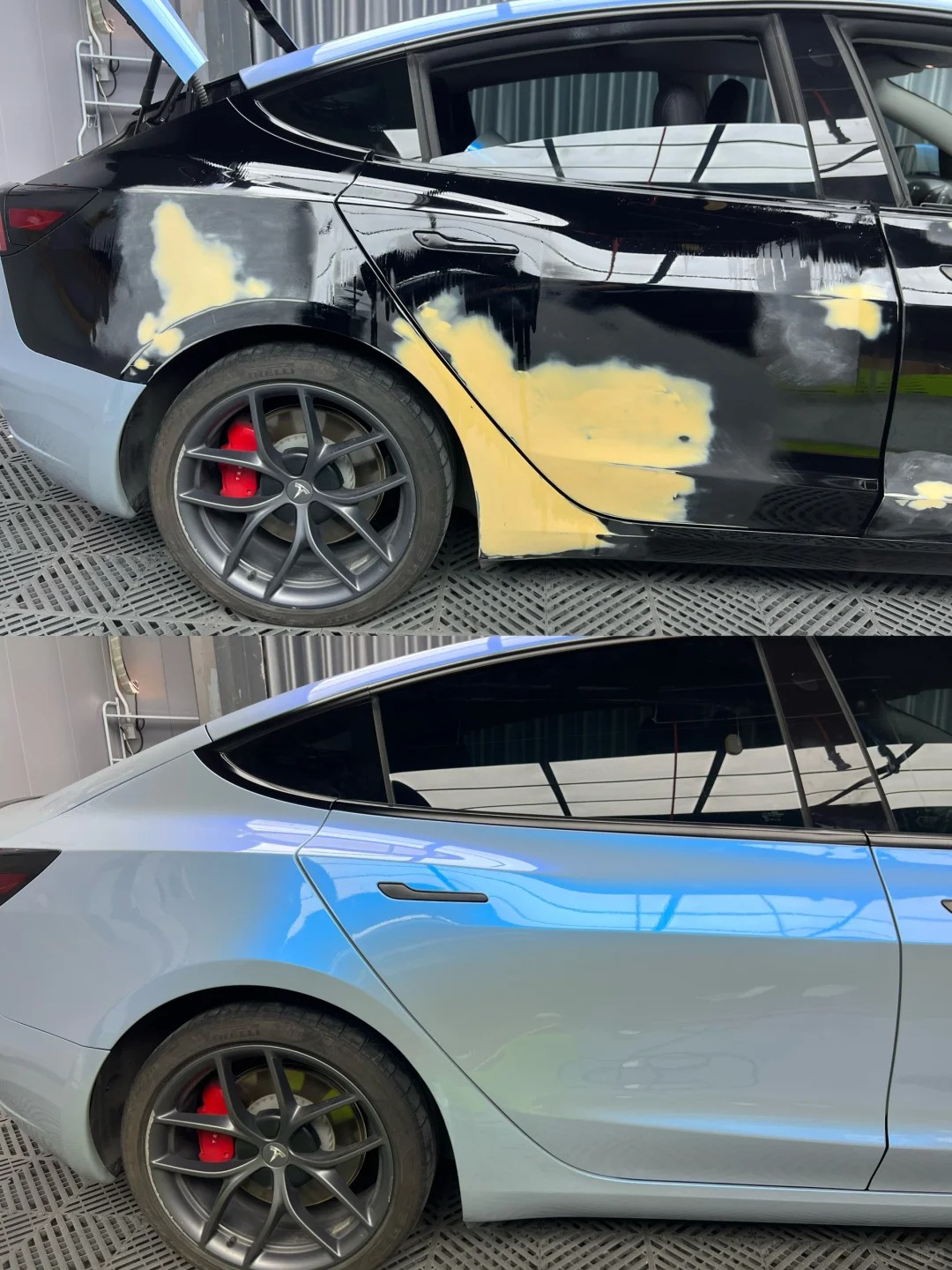 Ravoony Plus Fancy Rock Grey Color Fliper Car Wrap review Farrell Maple-Rose 01