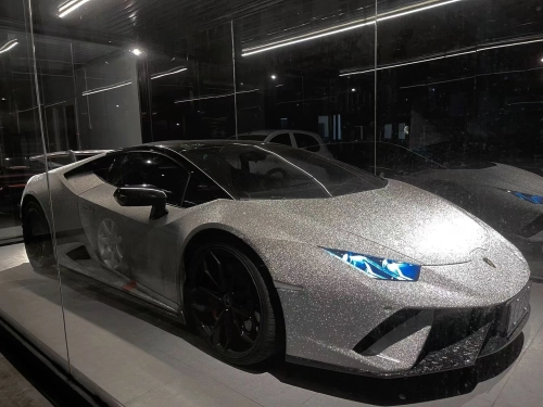 Ravoony Plus Super Glitter Silver Car Vinyl Wrap review 