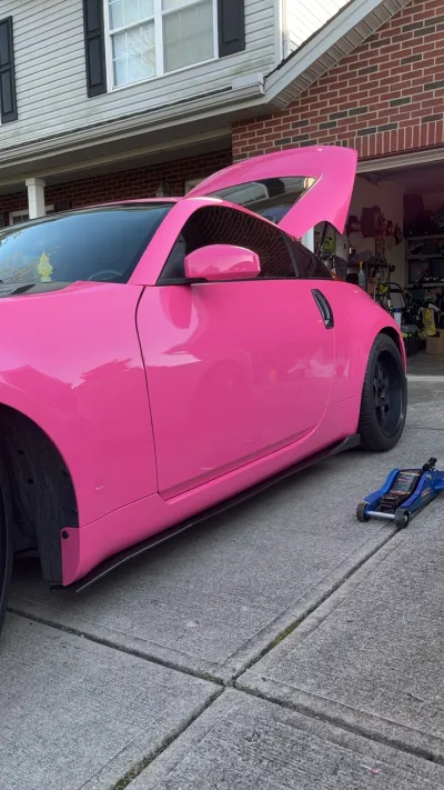 Ravoony Basic Glossy Crystal Light Pink Car Wrap review Jacob 04