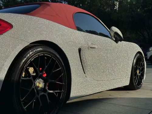 Ravoony Plus Super Glitter Silver Car Vinyl Wrap review 