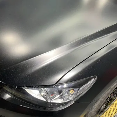 Ravoony Plus Heavy Metallic Rainbow Black Car Vinyl Wrap review Catrice Jackson 