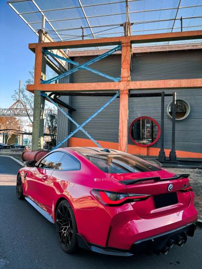 Ravoony Plus PET Glossy Crystal Strawberry Red Vinyl Car Wrap review lucas lane 01