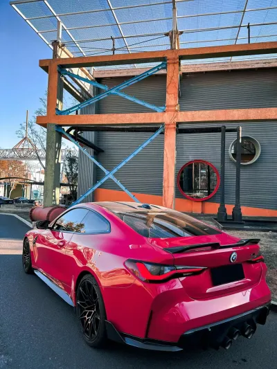 Ravoony Plus Glossy Crystal Strawberry Red Vinyl Car Wrap review lucas lane 01