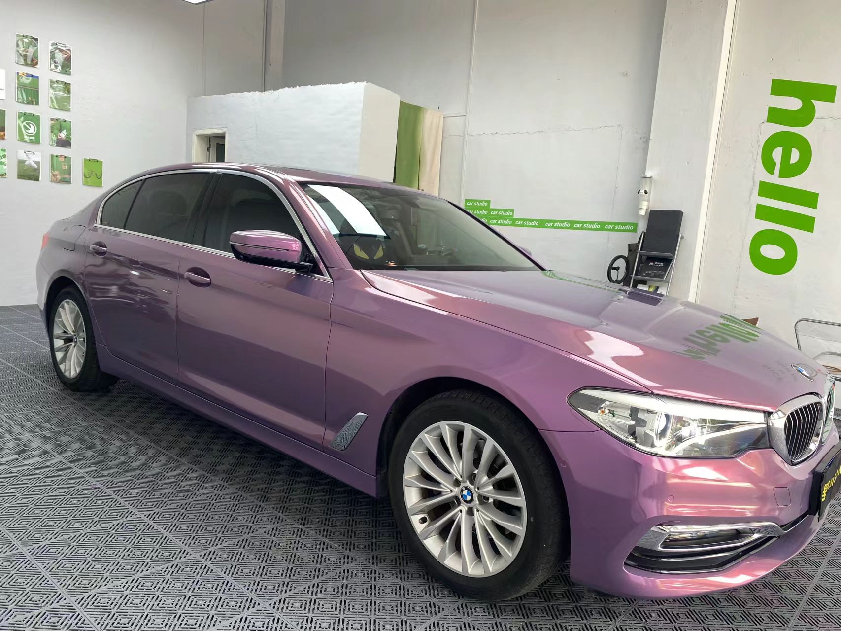 Ravoony Plus Maserati Gloss Love Audacious Purple Car Vinyl Wrap review Tsege Getaneh