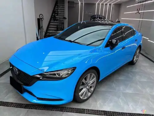 Ravoony Plus Glossy Crystal Blue Sky Car Vinyl Wrap review 