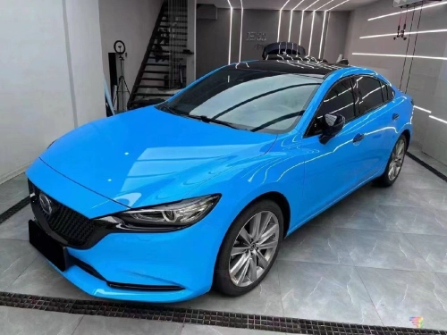 Ravoony Plus PET Glossy Crystal Blue Sky Car Vinyl Wrap review 