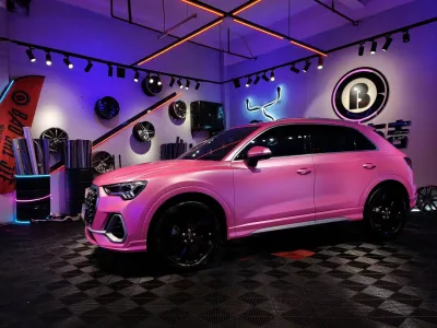 Ravoony Plus Pure Metal Princess Pink Car Vinyl Wrap review Nelson Vasquez 02