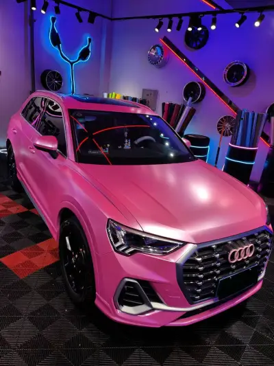 Ravoony Plus Pure Metal Princess Pink Car Vinyl Wrap review Nelson Vasquez 01