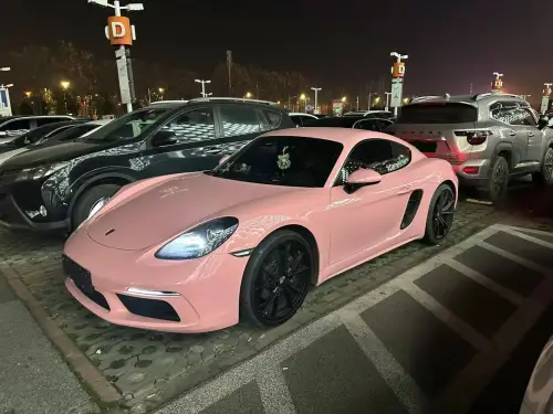 Ravoony Plus Gloss Crystal Peach Pink Car Vinyl Wrap review 
