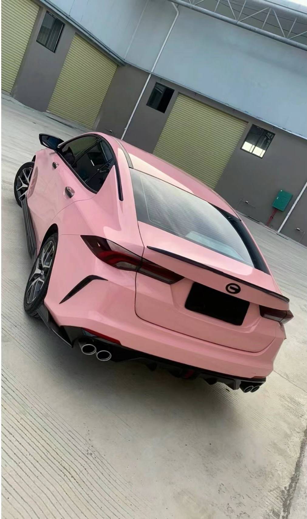 Ravoony Plus PET Gloss Crystal Peach Pink Car Vinyl Wrap review Rustam Kaimov 01