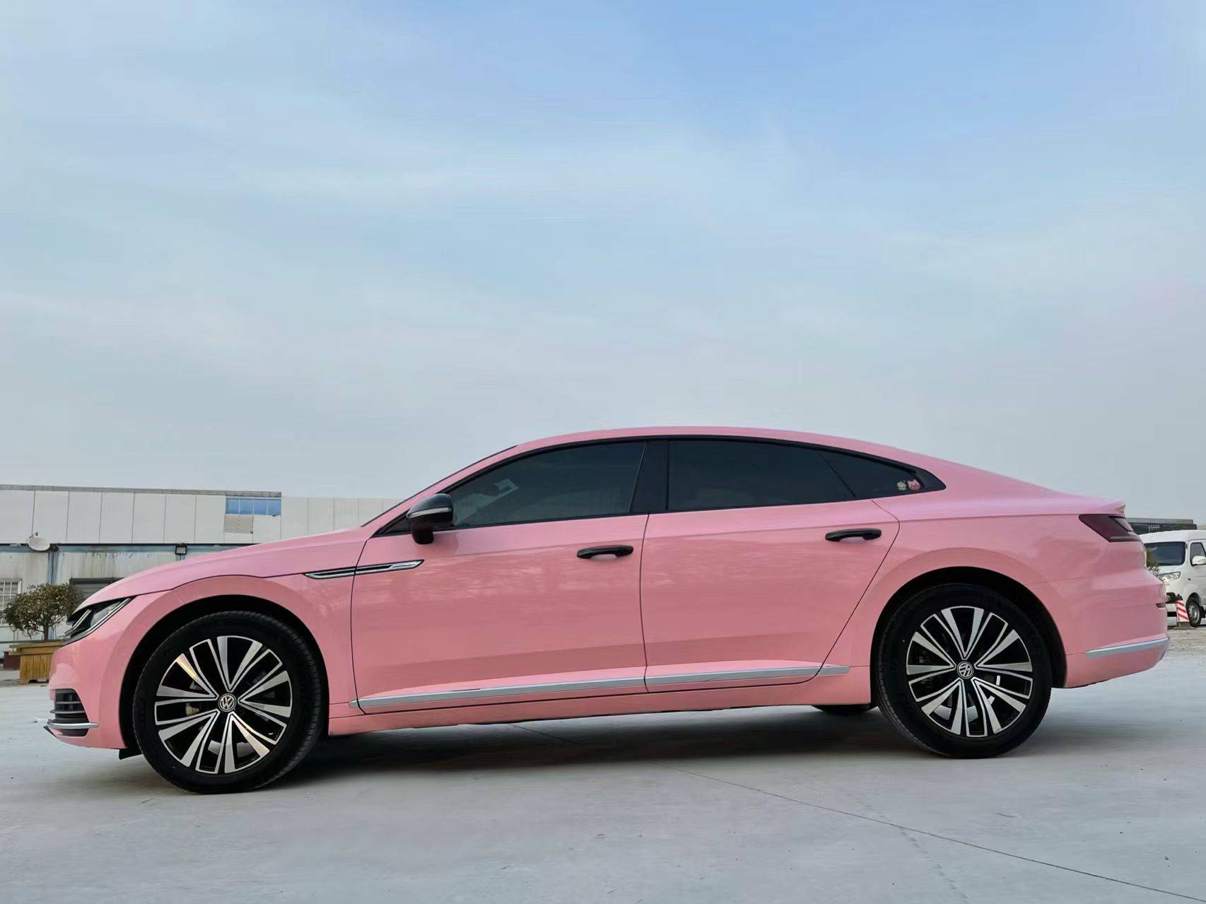 Ravoony Plus PET Gloss Crystal Peach Pink Car Vinyl Wrap review Valentin Kögl 01