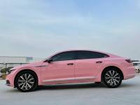 Ravoony Plus PET Gloss Crystal Peach Pink Car Vinyl Wrap review 1