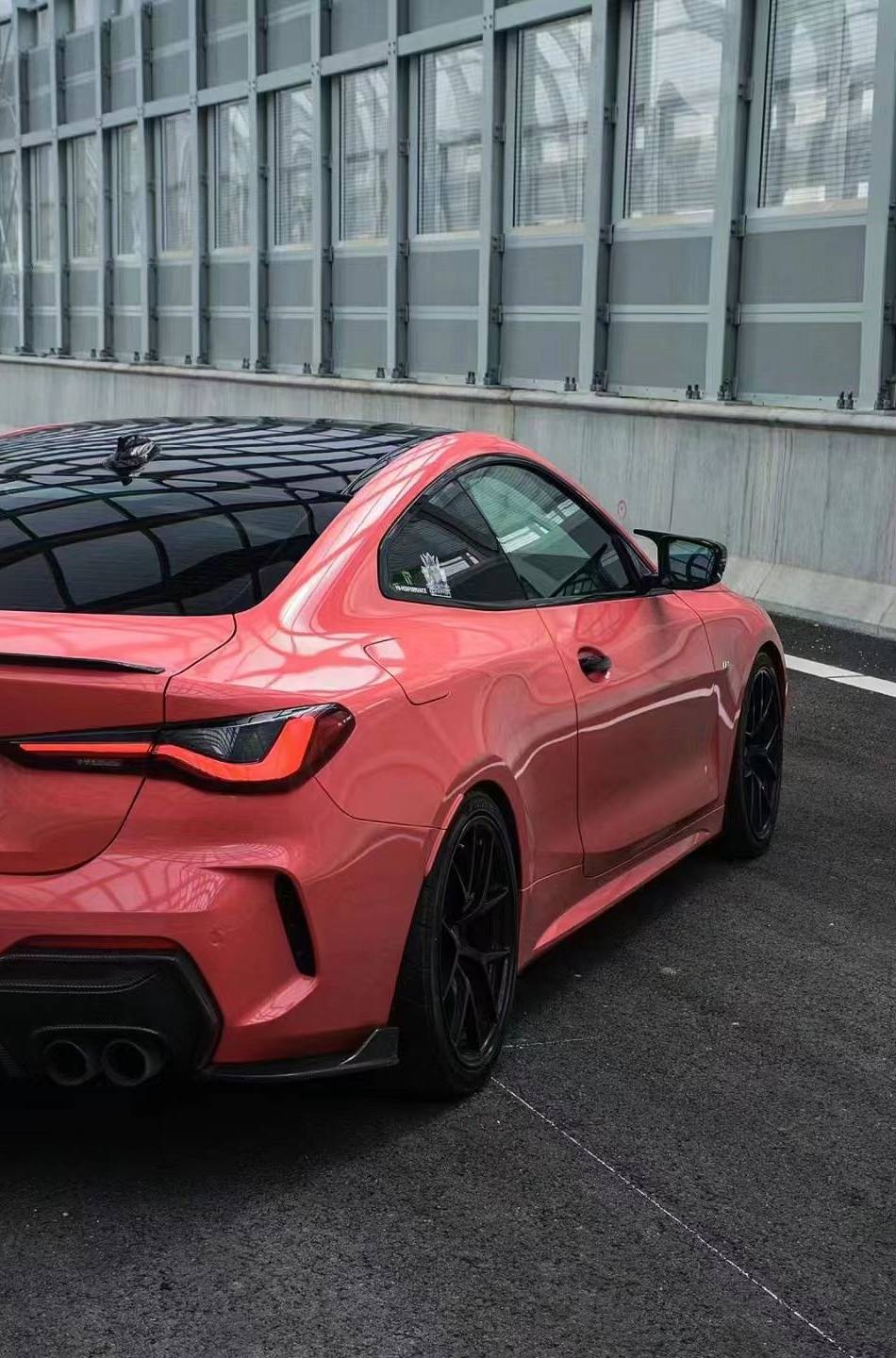 Ravoony Plus Glossy Coral Orange Vinyl Wrap review Amy Wright 02