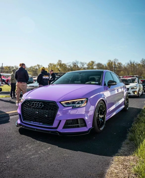 Ravoony Plus PET Glossy Lavender Purple Car Wrap review 