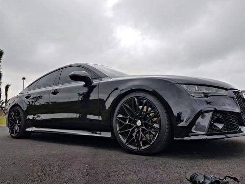 Ravoony Plus PET Glossy Crystal Black Car Vinyl Wrap review 