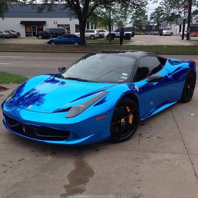 Ravoony Plus Glossy Chrome Blue Car Vinyl Wrap review Cole Wisor
