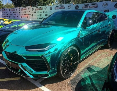 Ravoony Plus PET Glossy Chrome Mint Green Car Vinyl Wrap review 