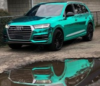 Ravoony Plus Glossy Chrome Mint Green Car Vinyl Wrap review 0