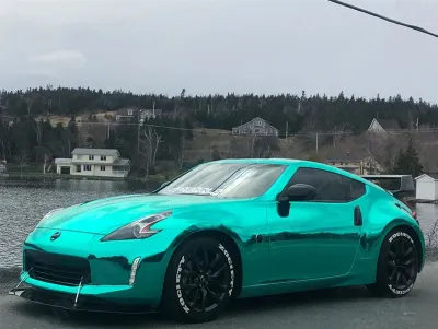 Ravoony Plus Glossy Chrome Mint Green Car Vinyl Wrap review Erik Preciado 00