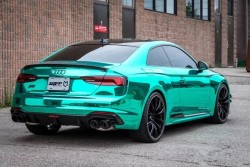Ravoony Plus Glossy Chrome Mint Green Car Vinyl Wrap review Weronika Marszał
