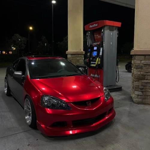 Ravoony Basic Gloss Metallic Vampire Red Vinyl Car Wrap review 