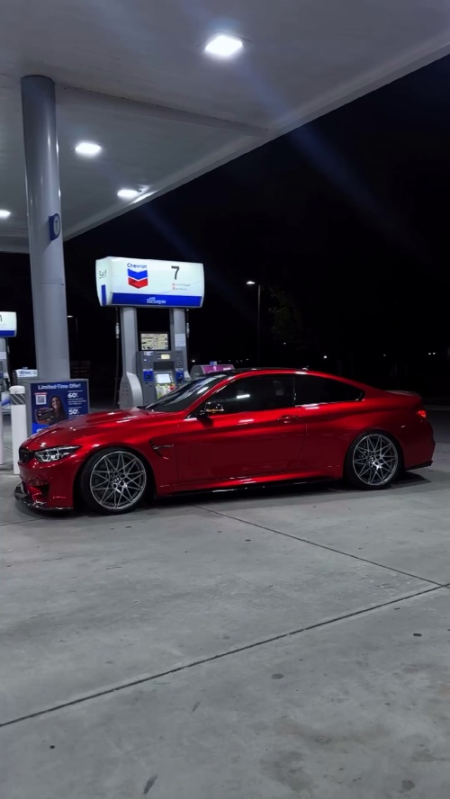 Ravoony Plus Gloss Metallic Vampire Red Vinyl Car Wrap review Matthew Coley