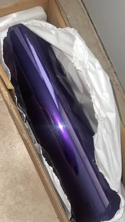 Ravoony Basic Audi Gloss Midnight Purple Car Vinyl Wrap review Jasmine McFadden  01