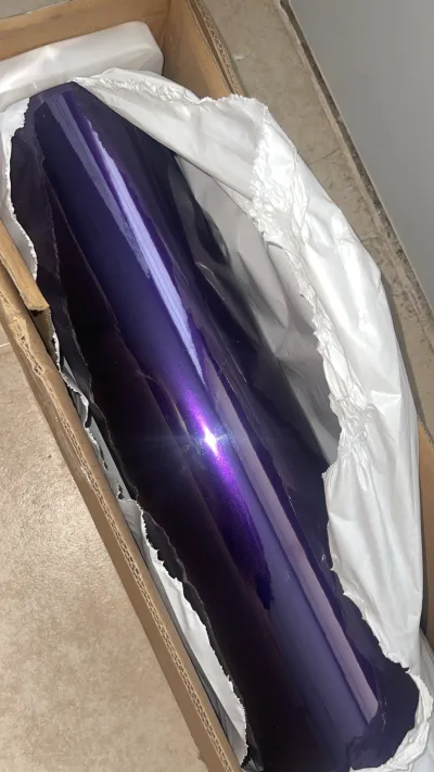 Ravoony Basic Audi Gloss Midnight Purple Car Vinyl Wrap review Jasmine McFadden  00