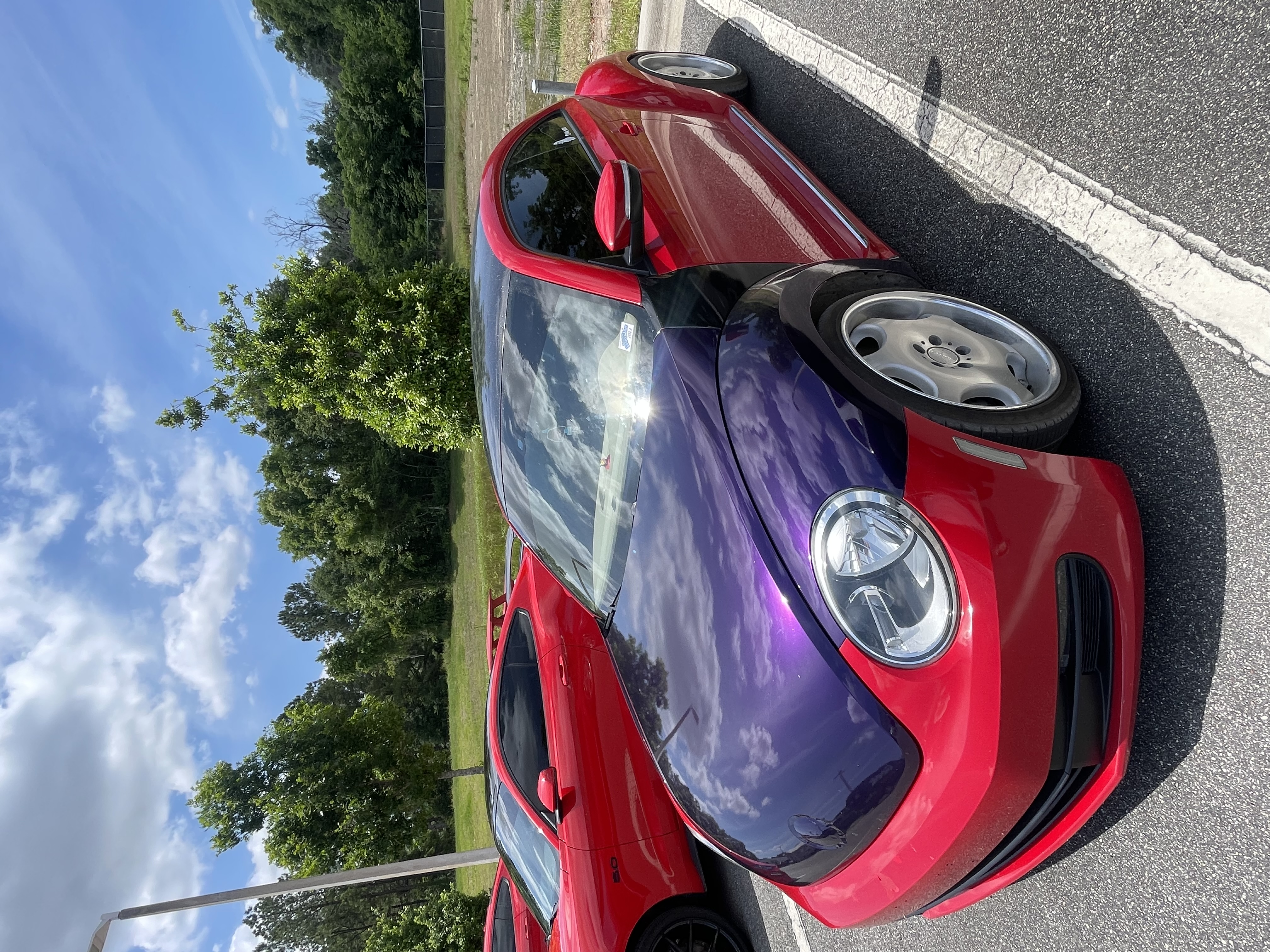 Ravoony Basic Audi Gloss Midnight Purple Car Vinyl Wrap review Jasmine McFadden 02