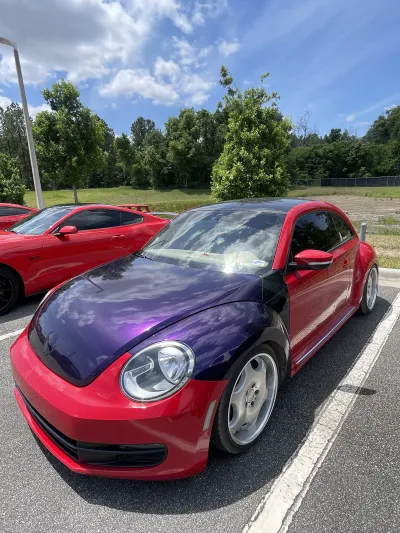 Ravoony Basic Audi Gloss Midnight Purple Car Vinyl Wrap review Jasmine McFadden  01