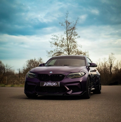 Ravoony Plus PET Gloss Midnight Purple Car Vinyl Wrap review 