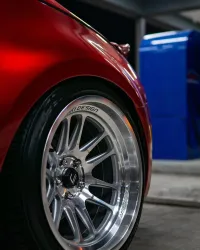Ravoony Plus Gloss Metallic Vampire Red Vinyl Car Wrap review 3