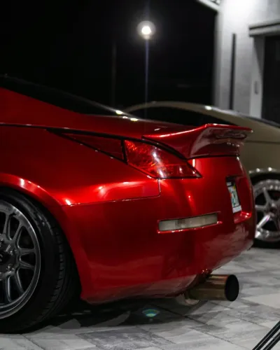 Ravoony Plus Gloss Metallic Vampire Red Vinyl Car Wrap review Angel Rodriguez 01