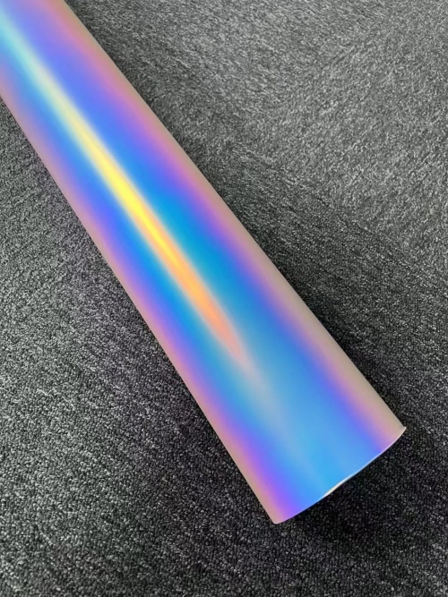 Ravoony Plus Matte Holographic Rainbow Neo Chrome Car Vinyl Wrap review 