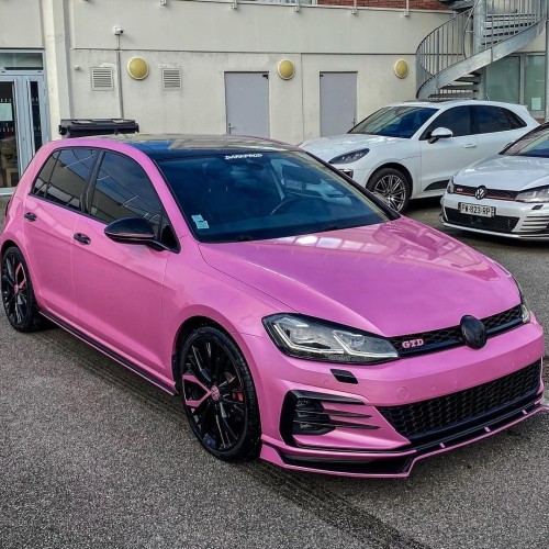 Ravoony Plus Glossy Laser Pink Car Vinyl Wrap review 