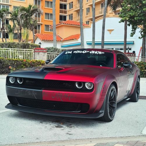 Ravoony Plus PET Matte Chrome Romanee Red Vinyl Car Wrap review 