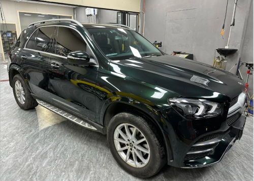 Ravoony Basic Gloss Pearlized Benz Emerald Green Car Vinyl Wrap review 