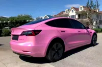 Ravoony Basic Glossy Laser Pink Car Vinyl Wrap review 0