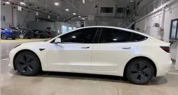 Ravoony Basic Glossy White to Blue Car Vinyl Wrap review Neo Foster