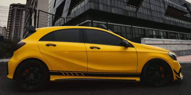 Ravoony Basic Gloss Sunflower Yellow Vinyl Wrap review Ingrid Piir