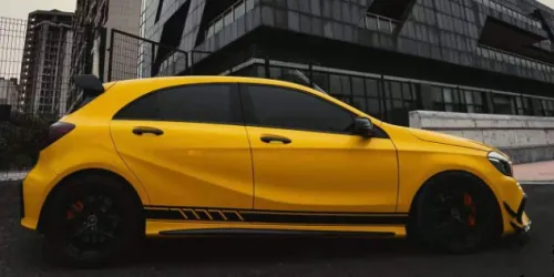 Ravoony Basic Gloss Sunflower Yellow Vinyl Wrap review 