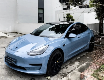 Ravoony Basic China Blue Car Vinyl Wrap review 