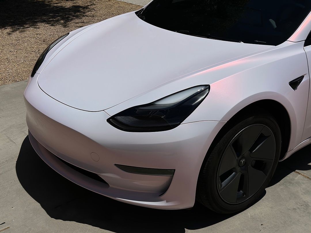 Ravoony Basic Glossy Flower Pink Car Wrap review lil drew 02