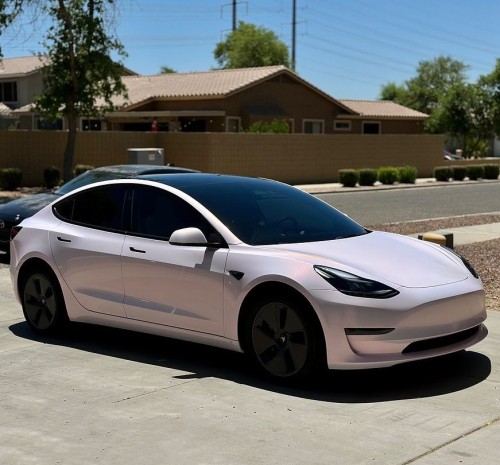 Ravoony Basic Glossy Flower Pink Car Wrap review 